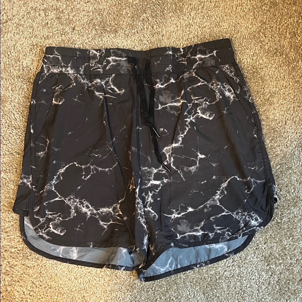 BuffBunny Black and White Athletic Shorts
